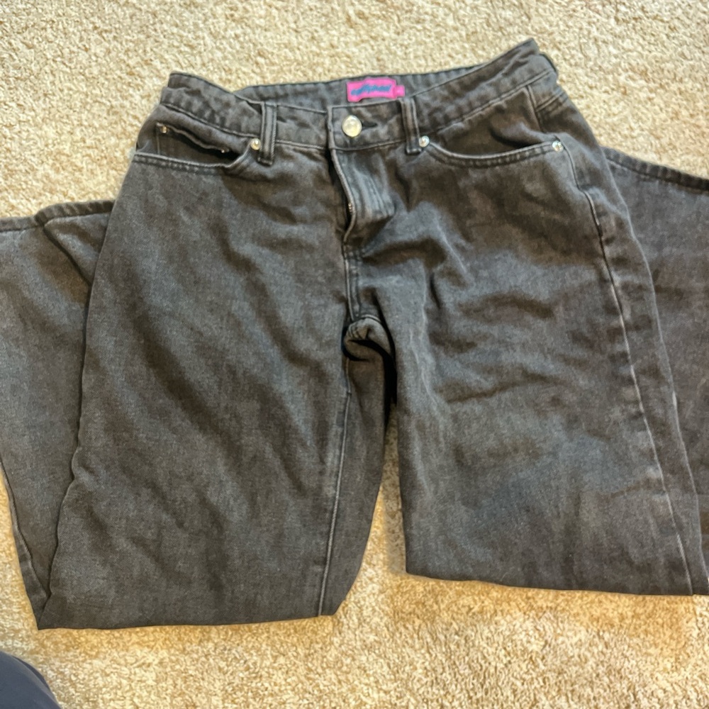 Edikted Black Flare & Wide Leg Jeans